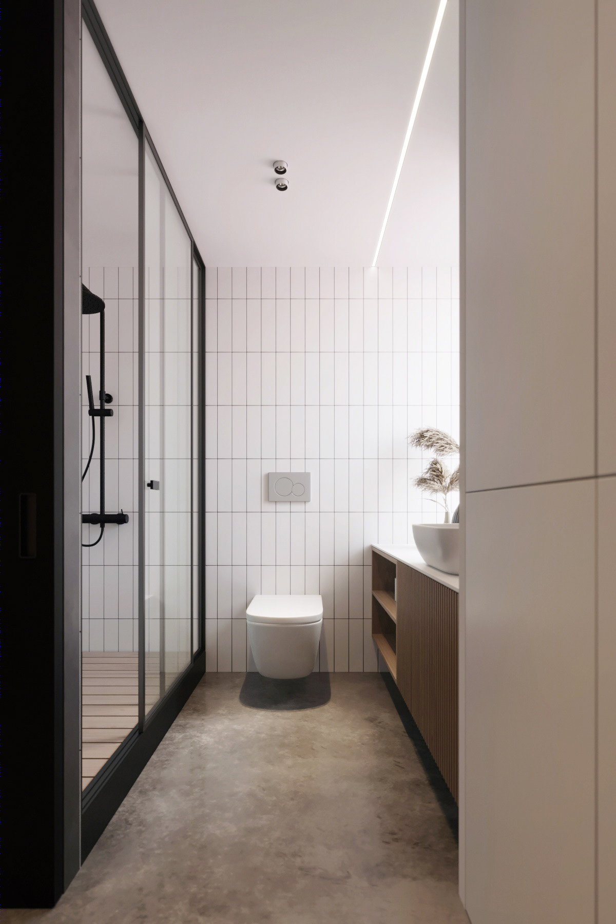 高级色系搭配打造优雅干练空间-23