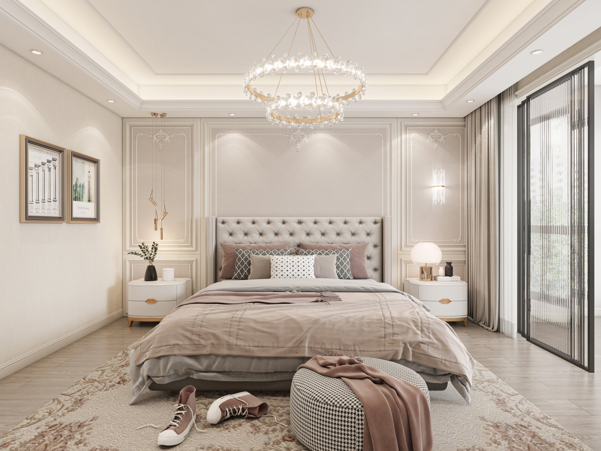 法式浪漫的优雅空间-13