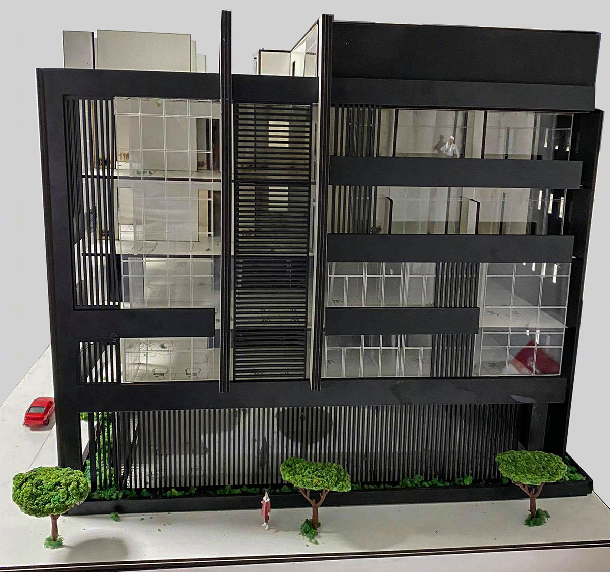 Anastasiya Gushchina丨办公建筑丨Physical Model (Office Building)-8