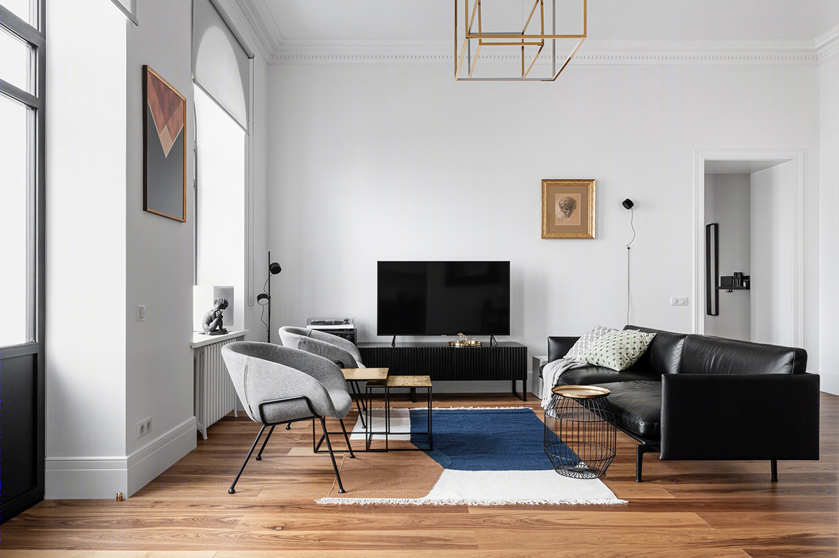 2020 年乌克兰基辅 75 平米时尚公寓设计丨ApartmentsDesign Denys Garbuziuk-2