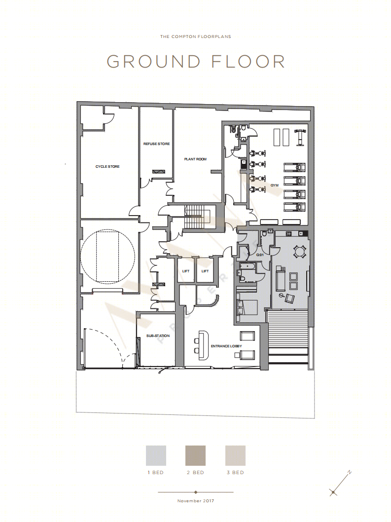 富豪伦敦的奢华公寓楼 The Compton-59