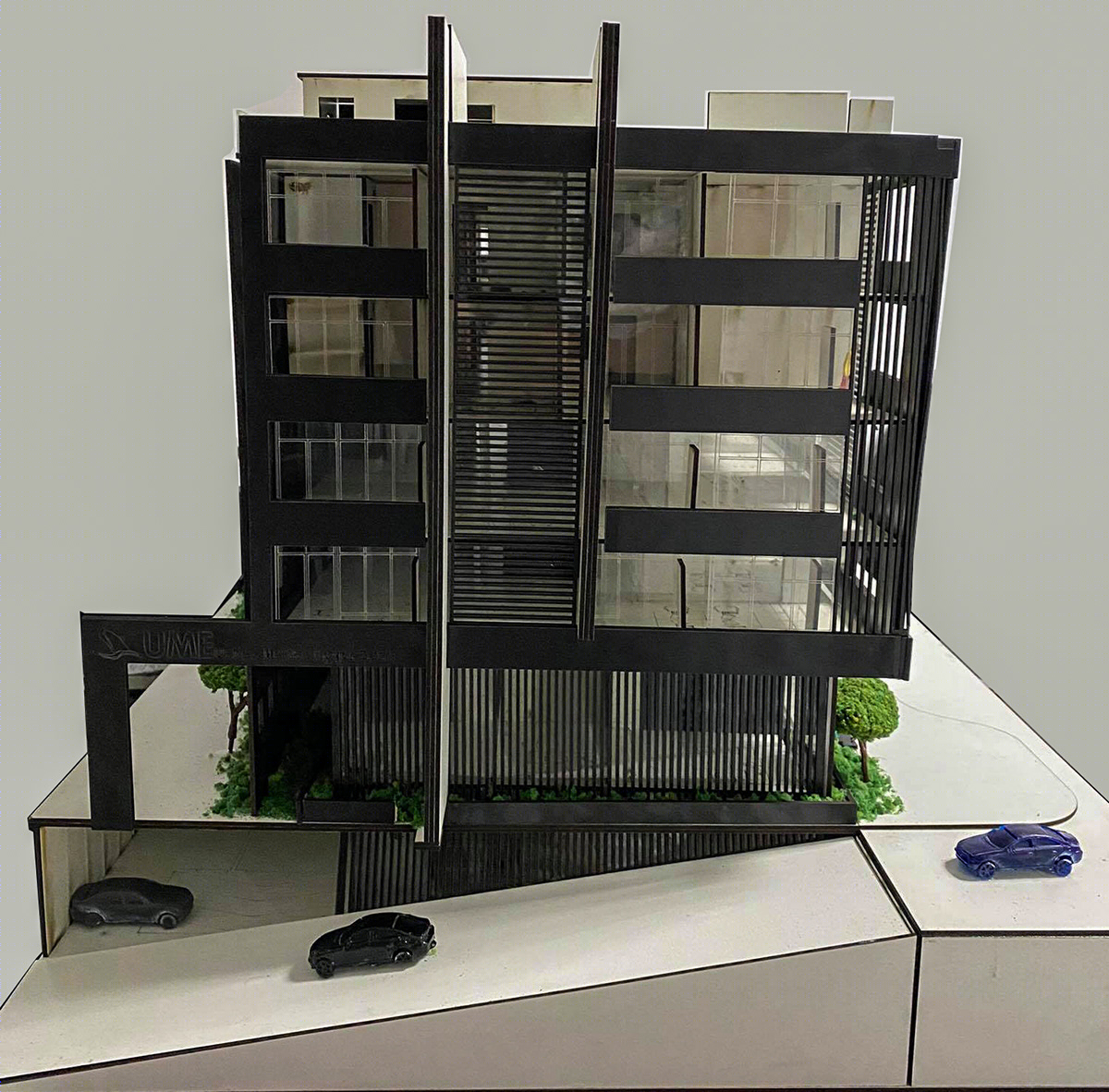 Anastasiya Gushchina丨办公建筑丨Physical Model (Office Building)-9
