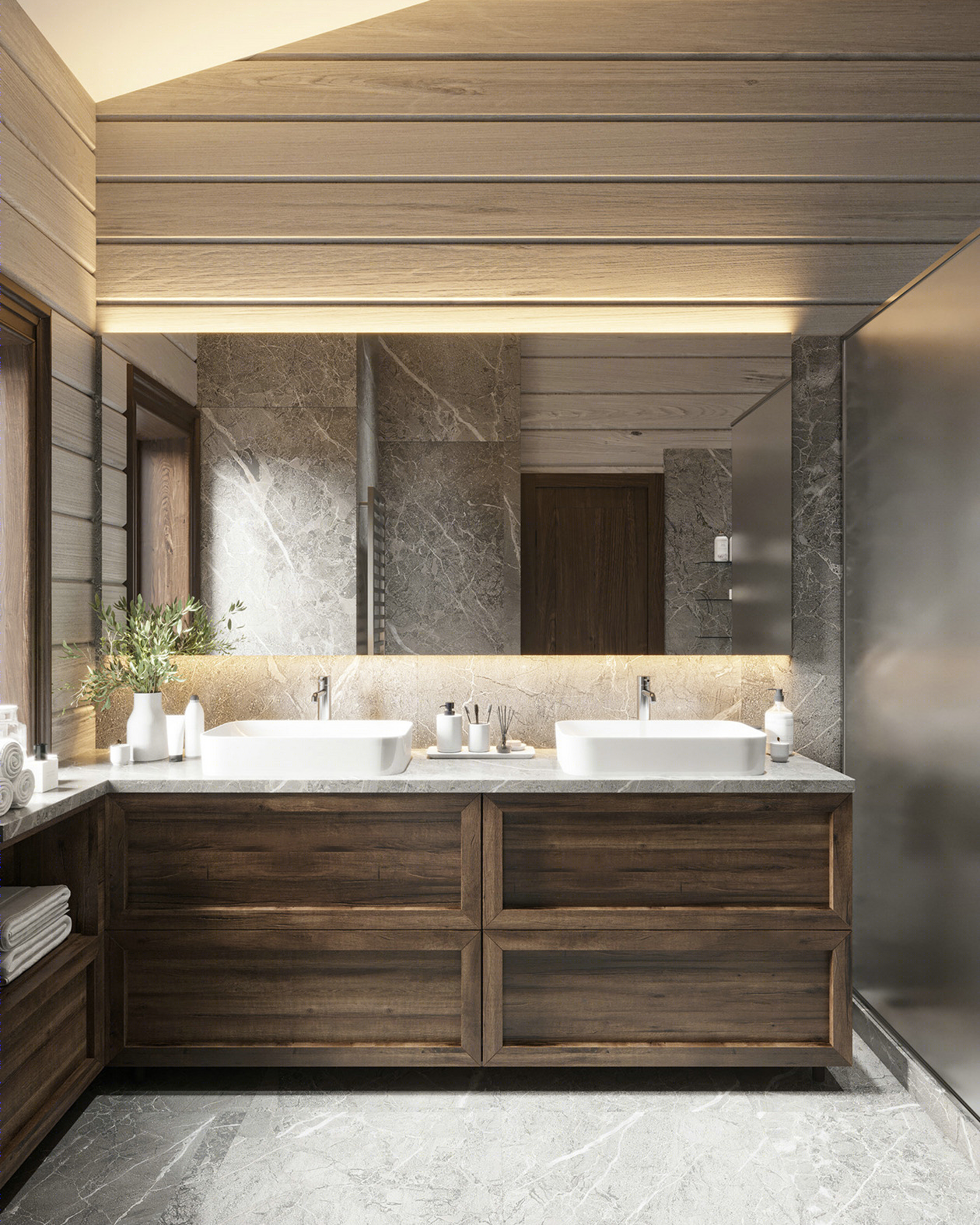 莫斯科360㎡木屋设计 至高境界的美！-16