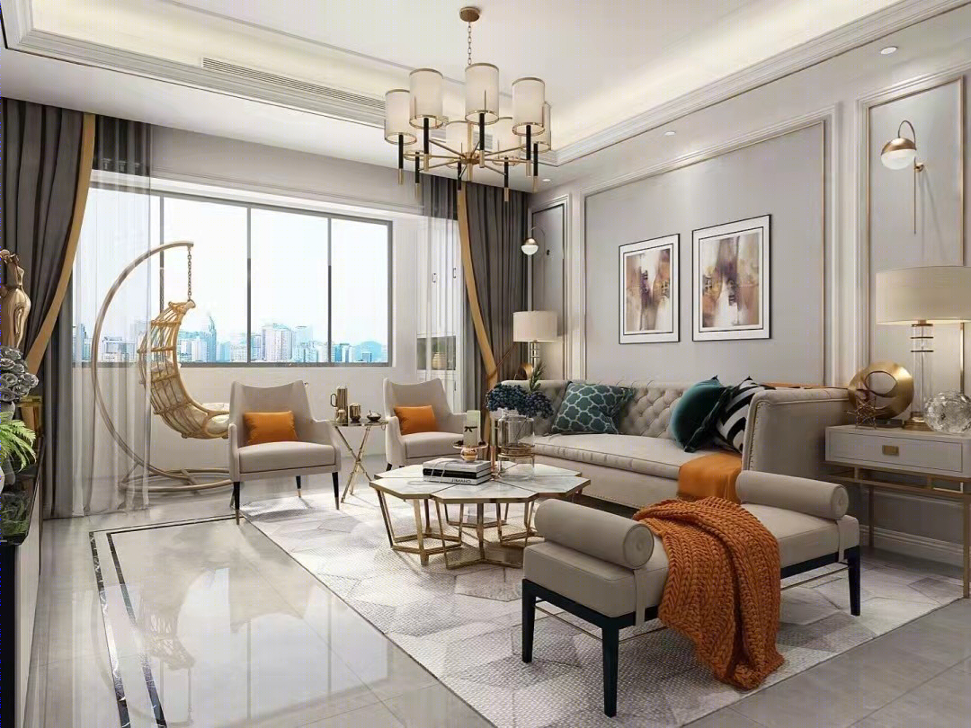 隐藏的贵族气质 · 轻奢风格室内设计案例-4