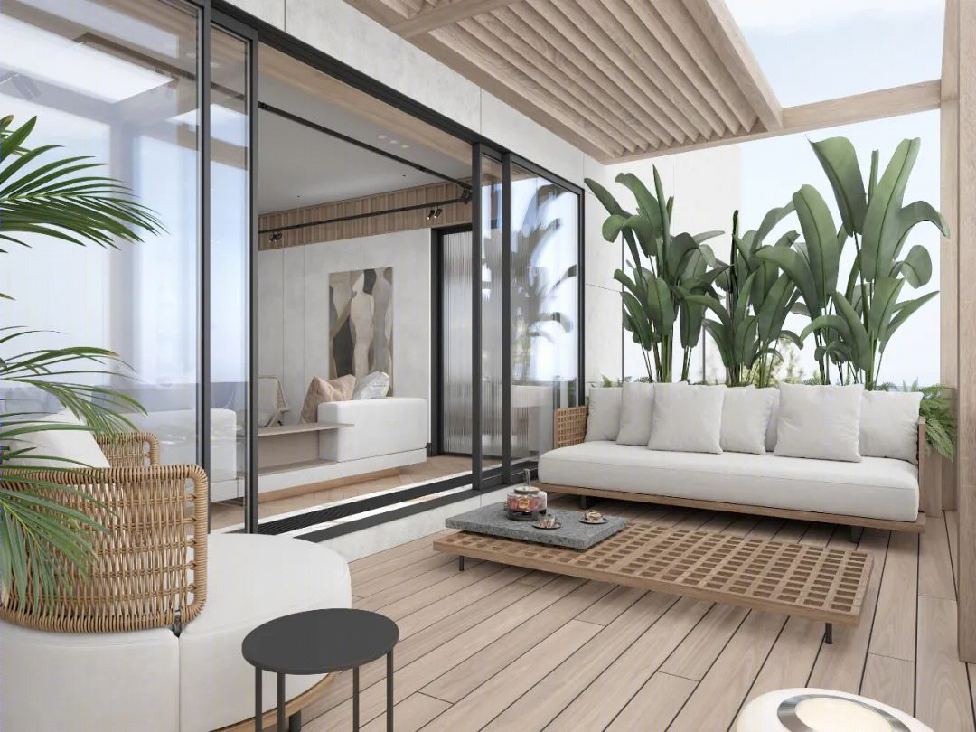 DE&DE 新作 | 95m²简约私宅，大理石与原木的和谐-16