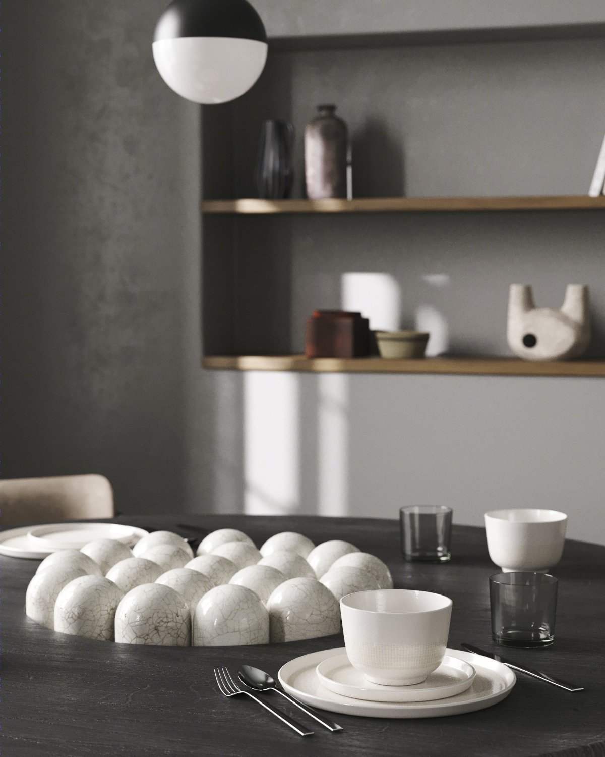 捷克极简餐厅"Seal Grey Tones"-8