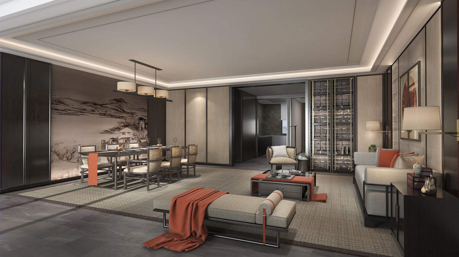 苏州建发独野湾下跌别墅 施工图+效果图+物料表-1