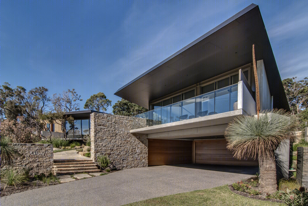 墨尔本森林里的观景胜地——Turco and Associates 设计的 Mornington 半岛住宅-19