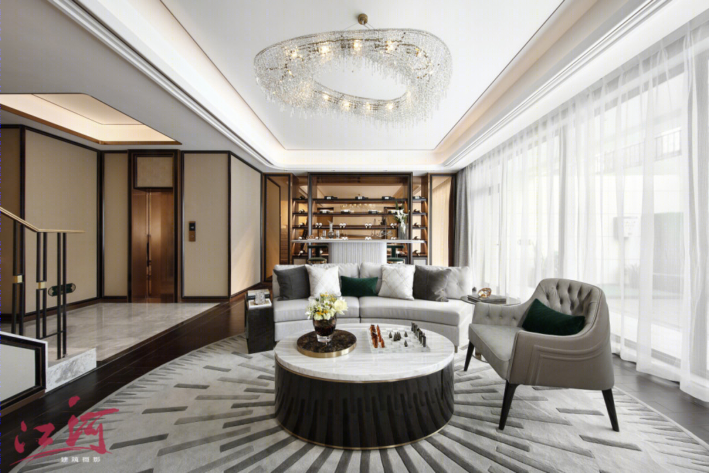 现代简约别墅样板间拍摄-13