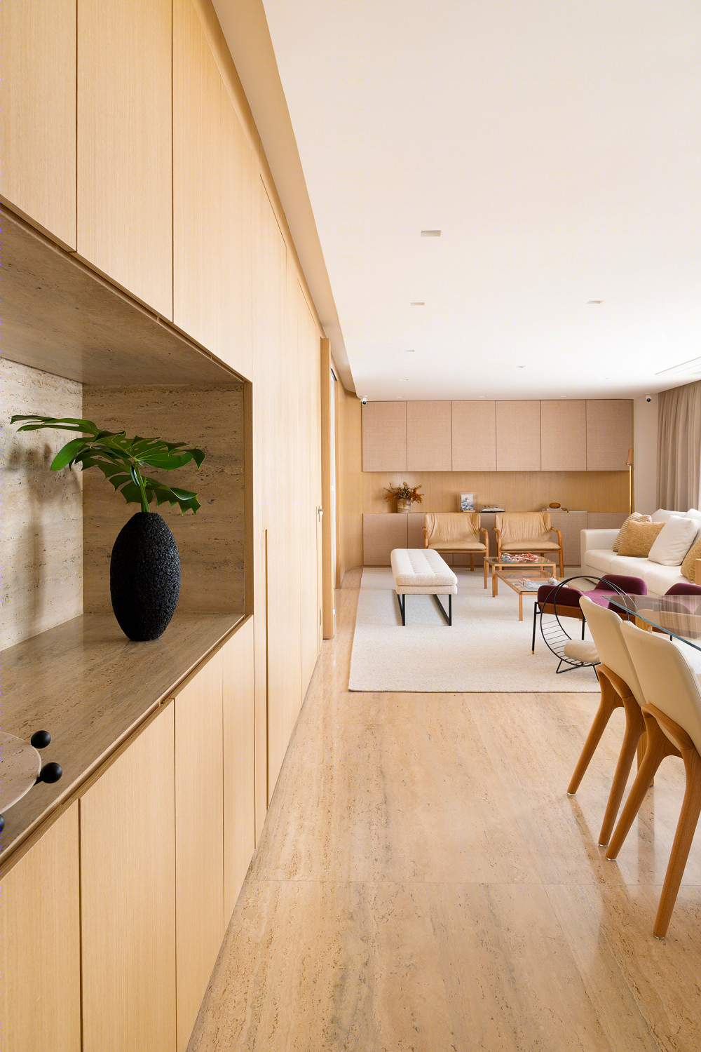巴西现代简约石灰华公寓丨MAB3 Arquitetura-2