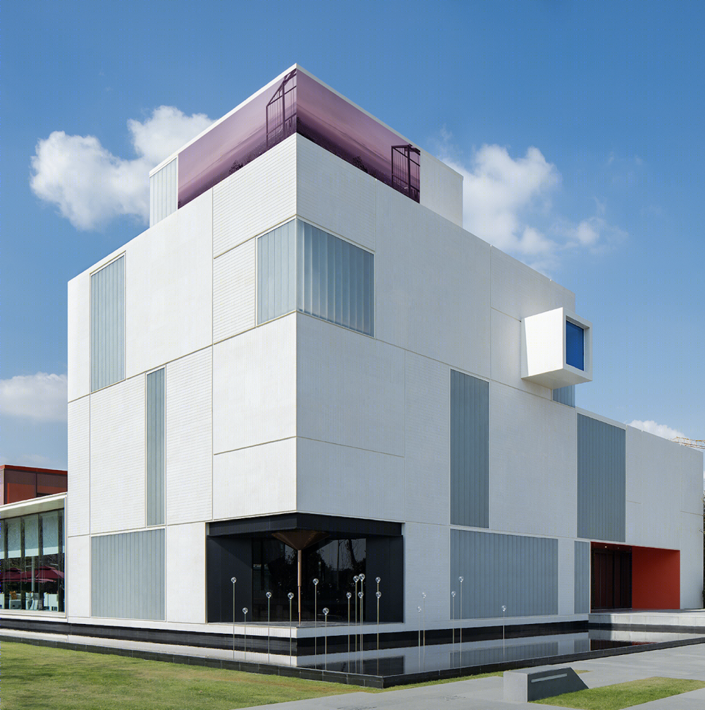 明谷设计空心正方形住宅-4