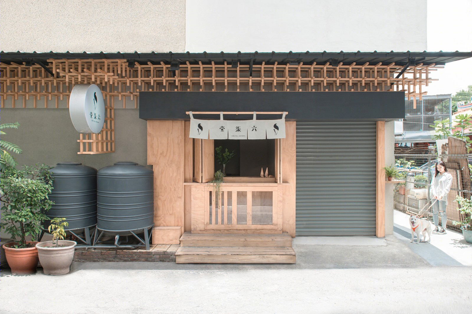 台中冰淇淋店 | 日式原木風情，巷弄情感重塑-3