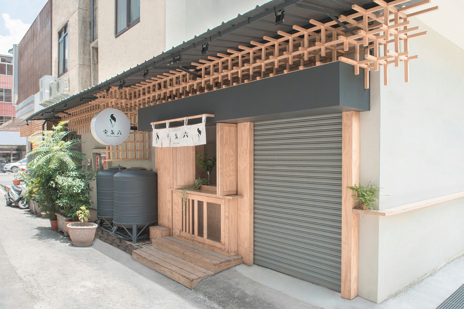 台中冰淇淋店 | 日式原木風情，巷弄情感重塑-5