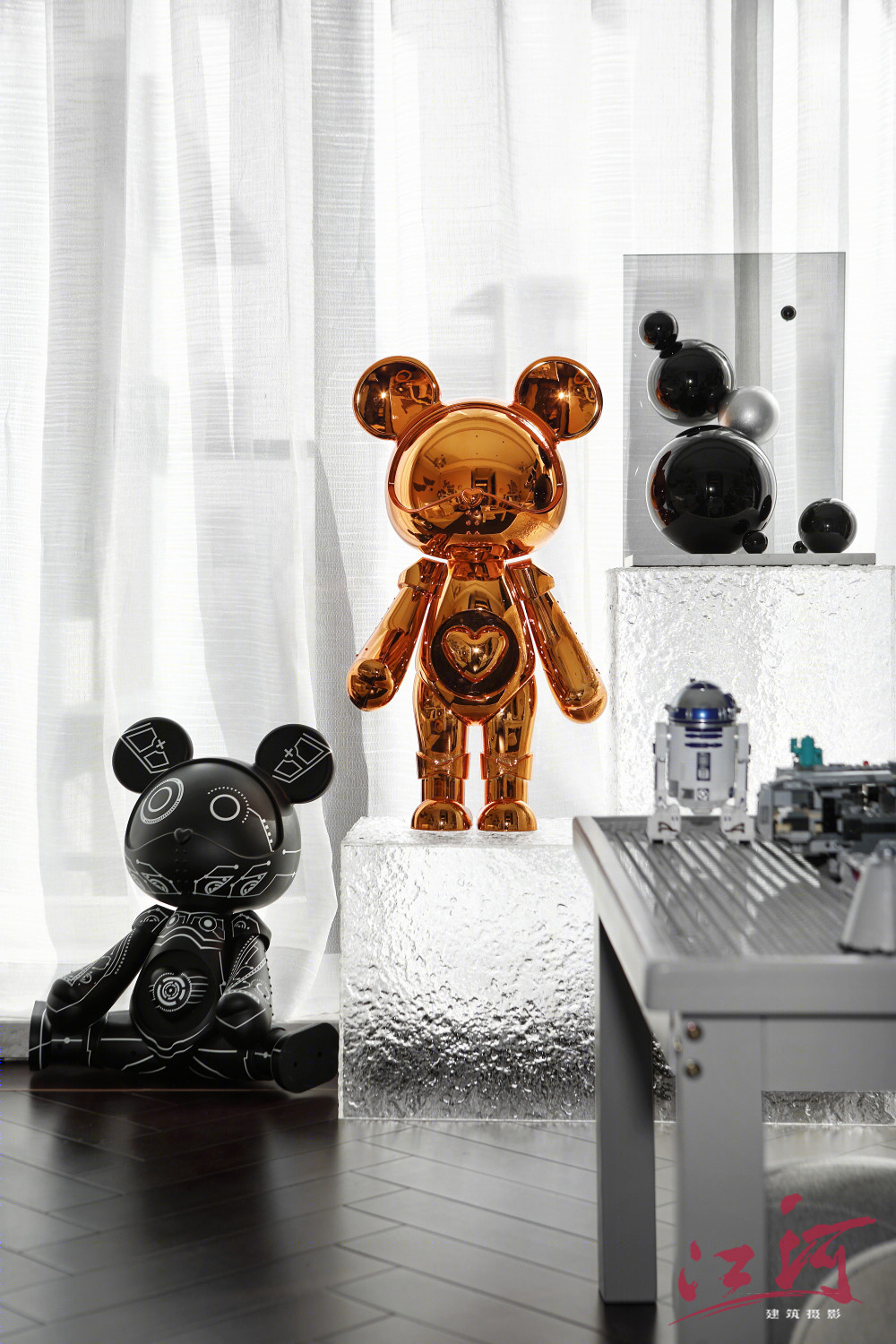 现代简约别墅样板间拍摄-17