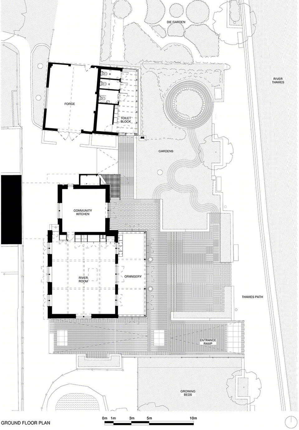 伦敦 Surrey Docks 城市农场建筑翻新,打造河畔教育新空间-6