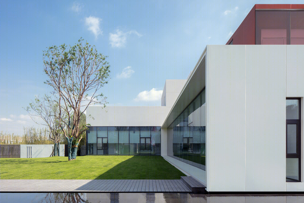 明谷设计空心正方形住宅-7