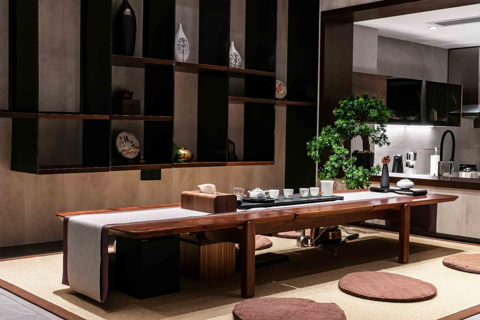 深圳高端别墅现代简约设计，竹木纤维墙板防白蚁-16