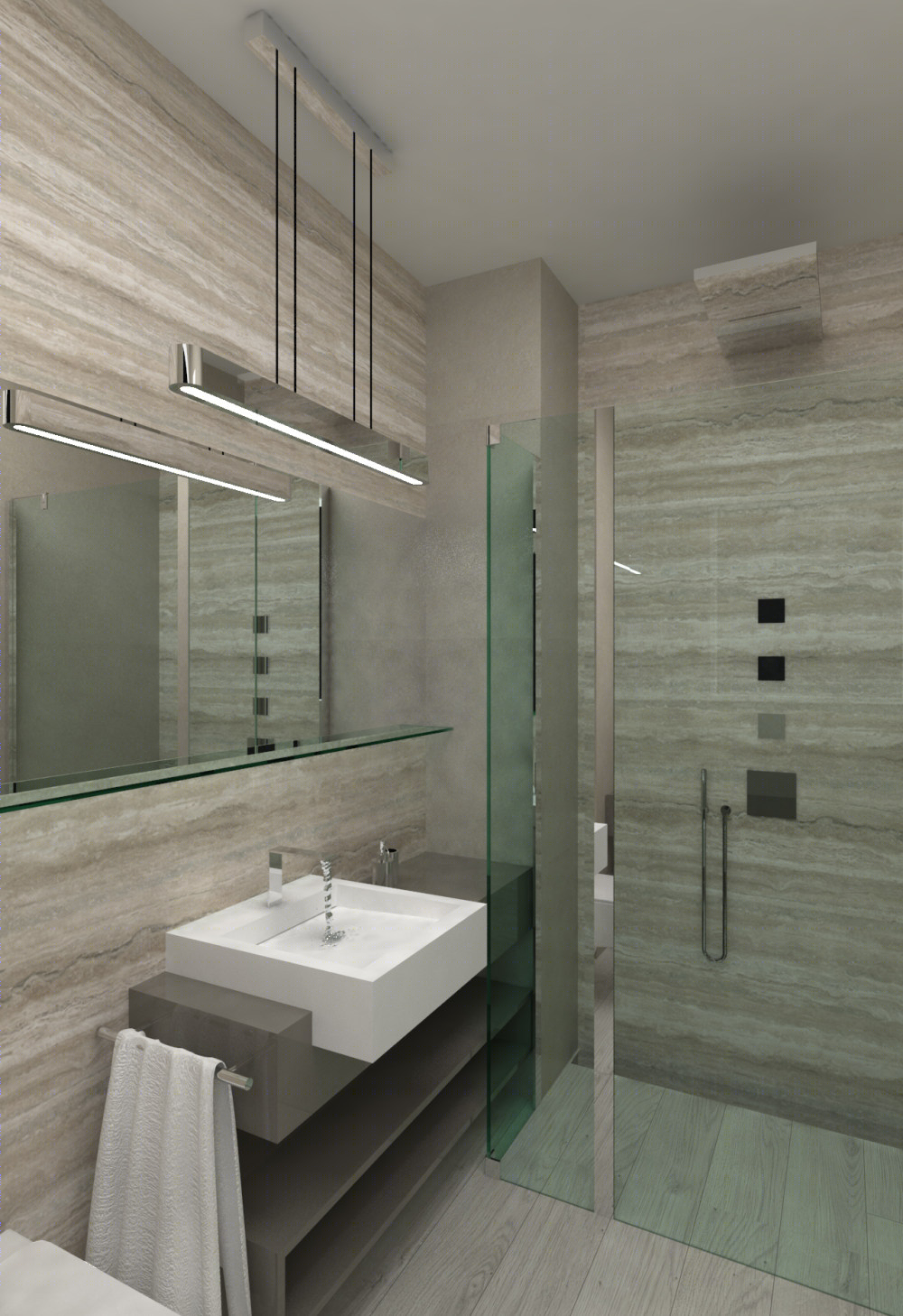 罗马河畔公寓，简约与古典的完美融合-14