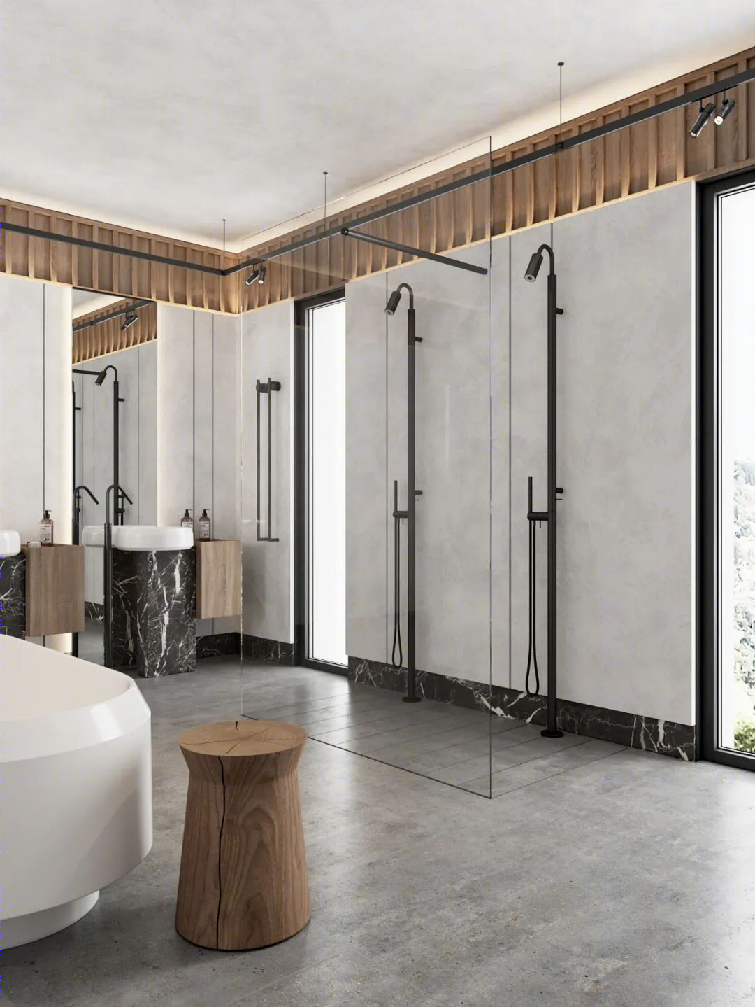 DE&DE 新作 | 95m²简约私宅，大理石与原木的和谐-30