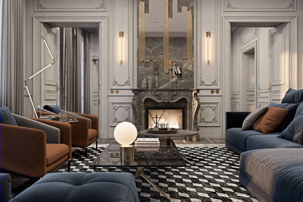 俯瞰卢浮宫·巴黎典雅私宅-0