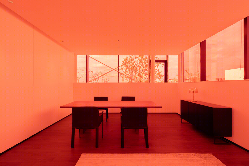 明谷设计空心正方形住宅-13