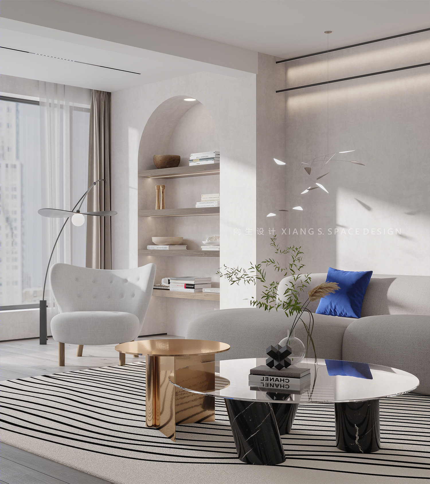 几何予我·色彩予你丨中国上海丨向生空间设计-20