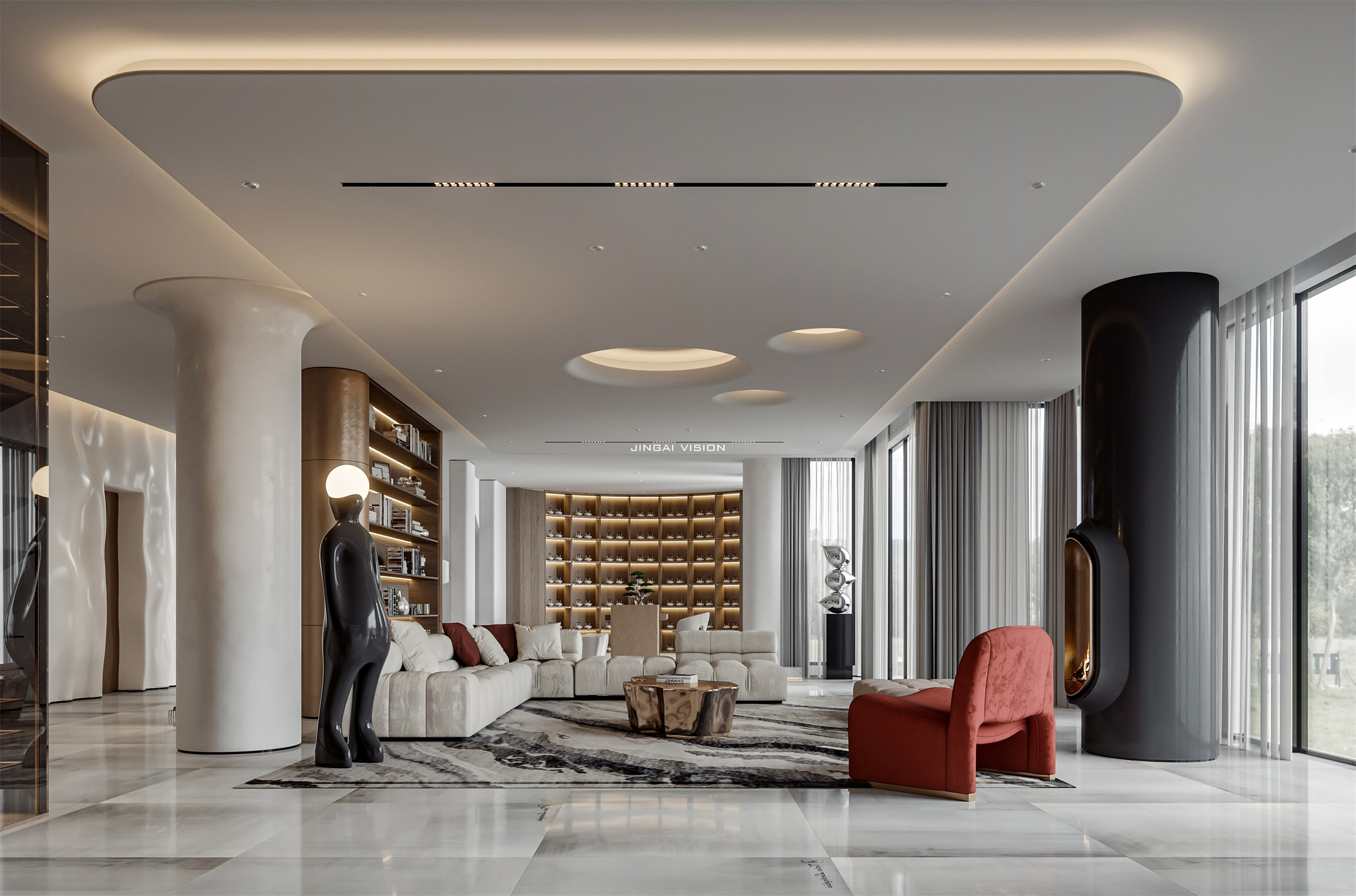 1700㎡豪华别墅设计丨中国义乌丨G SPACE DESIGN-1