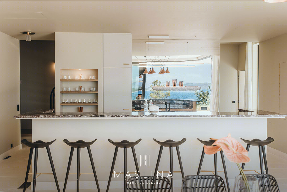 克罗地亚马斯利娜度假别墅丨Léonie Alma Mason-17