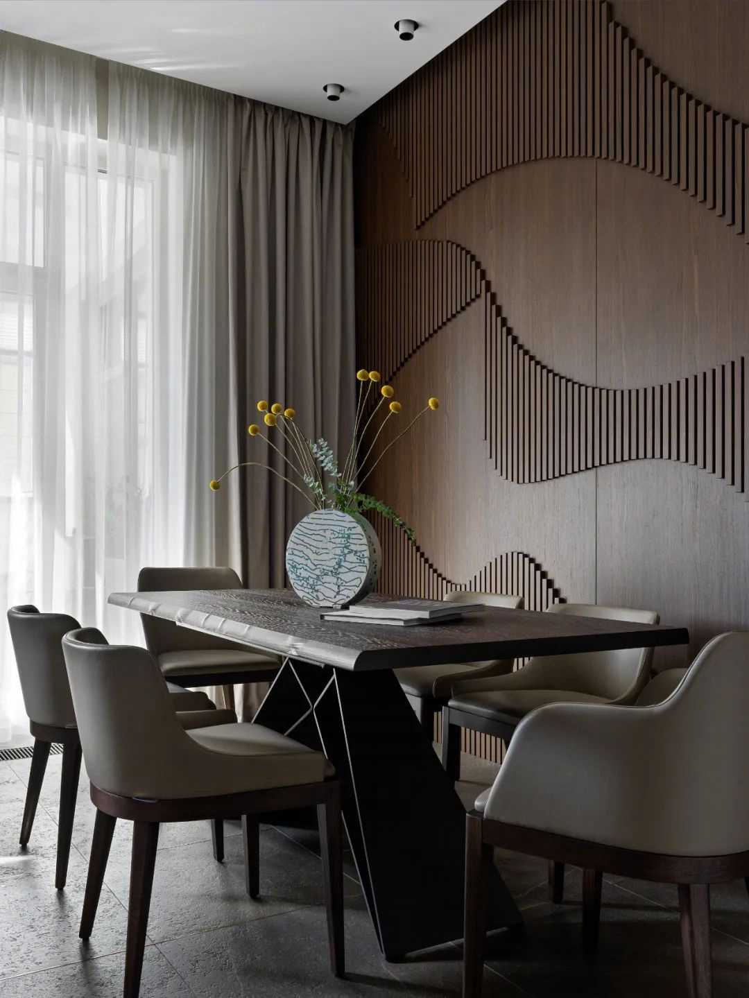 DE&DE 新作 | 95m²简约私宅，大理石与原木的和谐-38