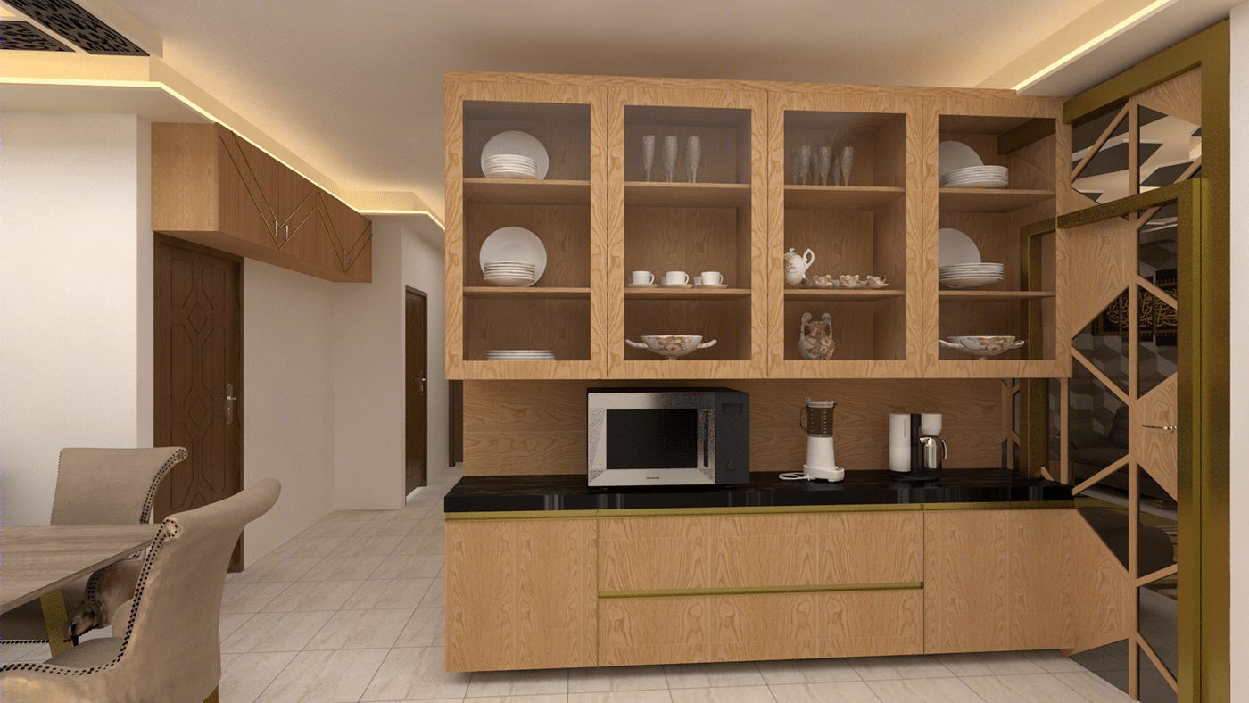 Anastasiya Gushchina丨平层丨New Scaton Project 3D Visualization-7