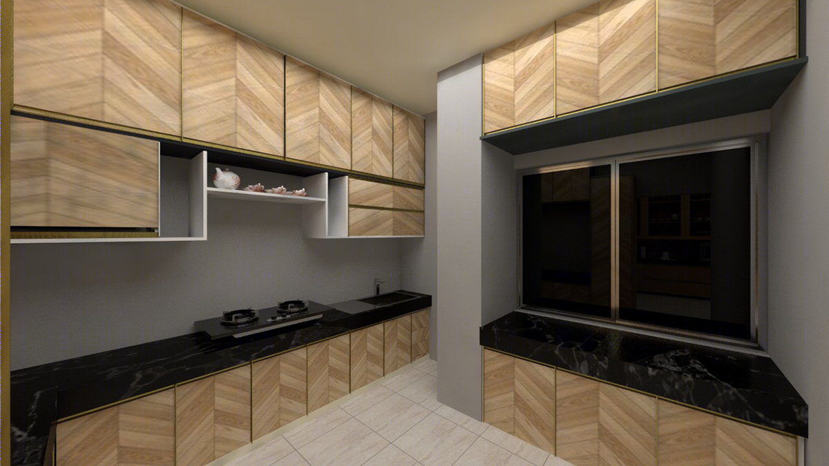 Anastasiya Gushchina丨平层丨New Scaton Project 3D Visualization-8