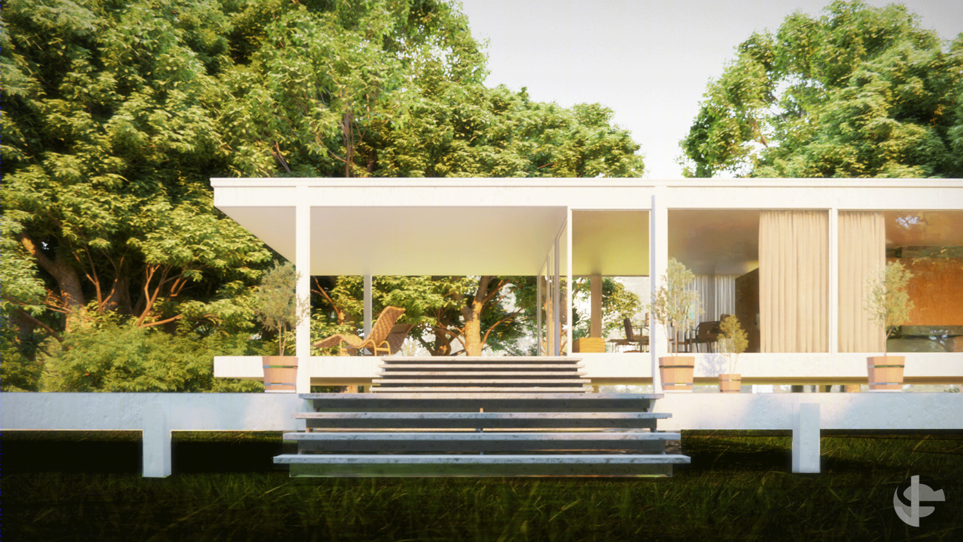Casa Farnsworth Archviz-5