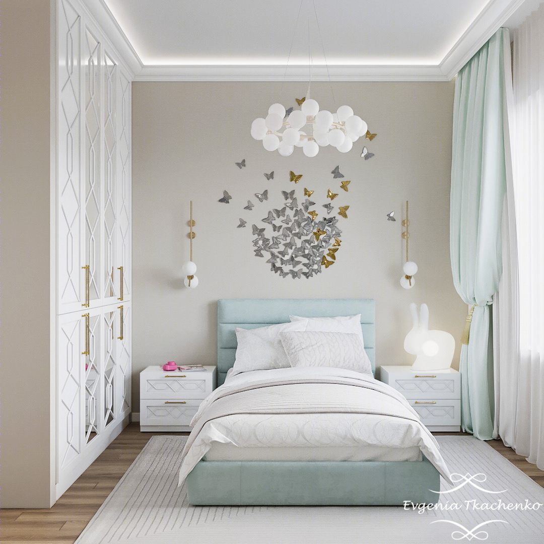 梦幻少女卧室设计丨Anastasiya Gushchina-3