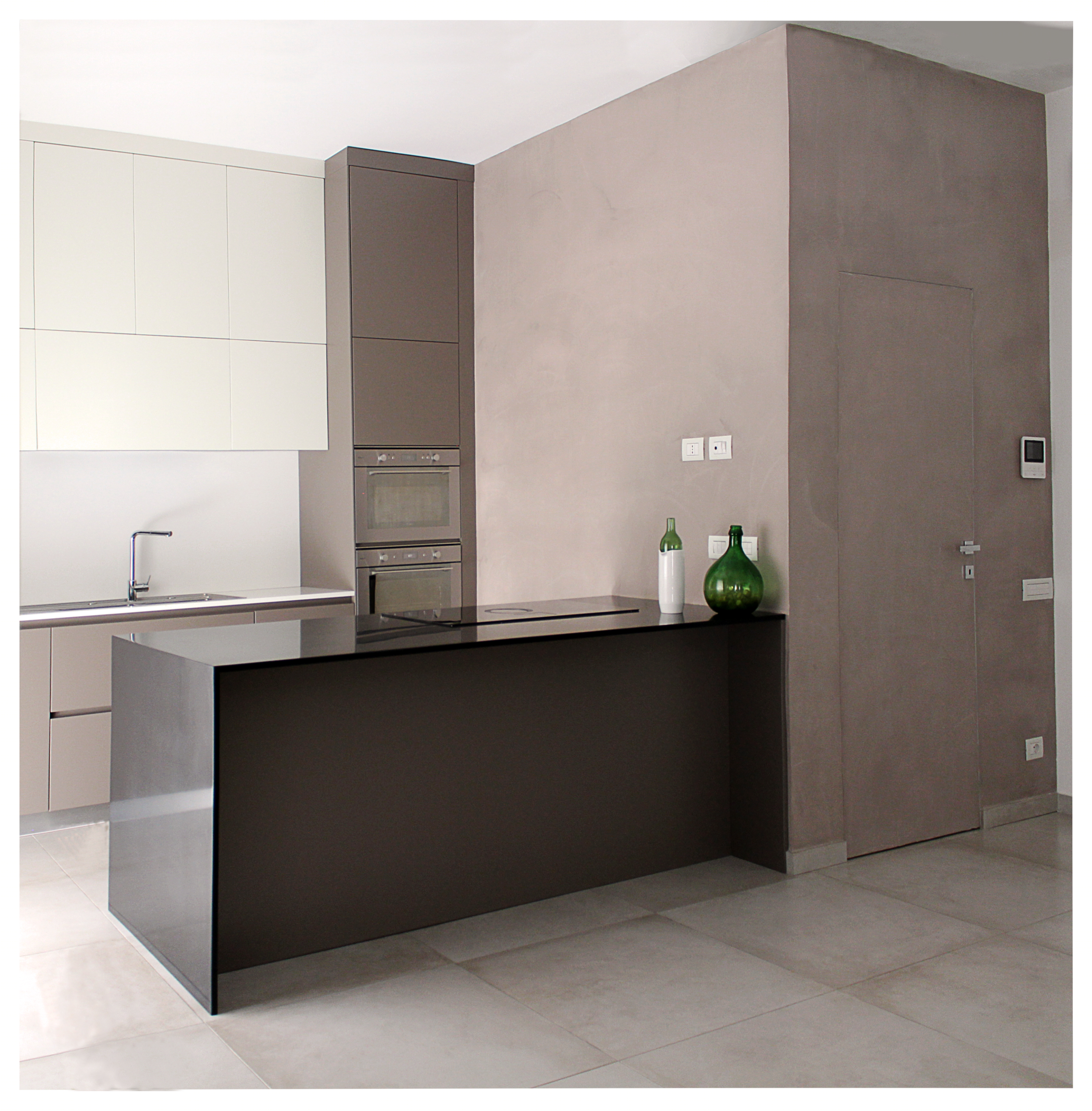 历史建筑中的现代蓝调公寓-5