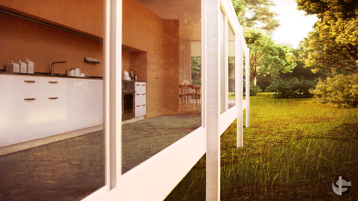 Casa Farnsworth Archviz-8
