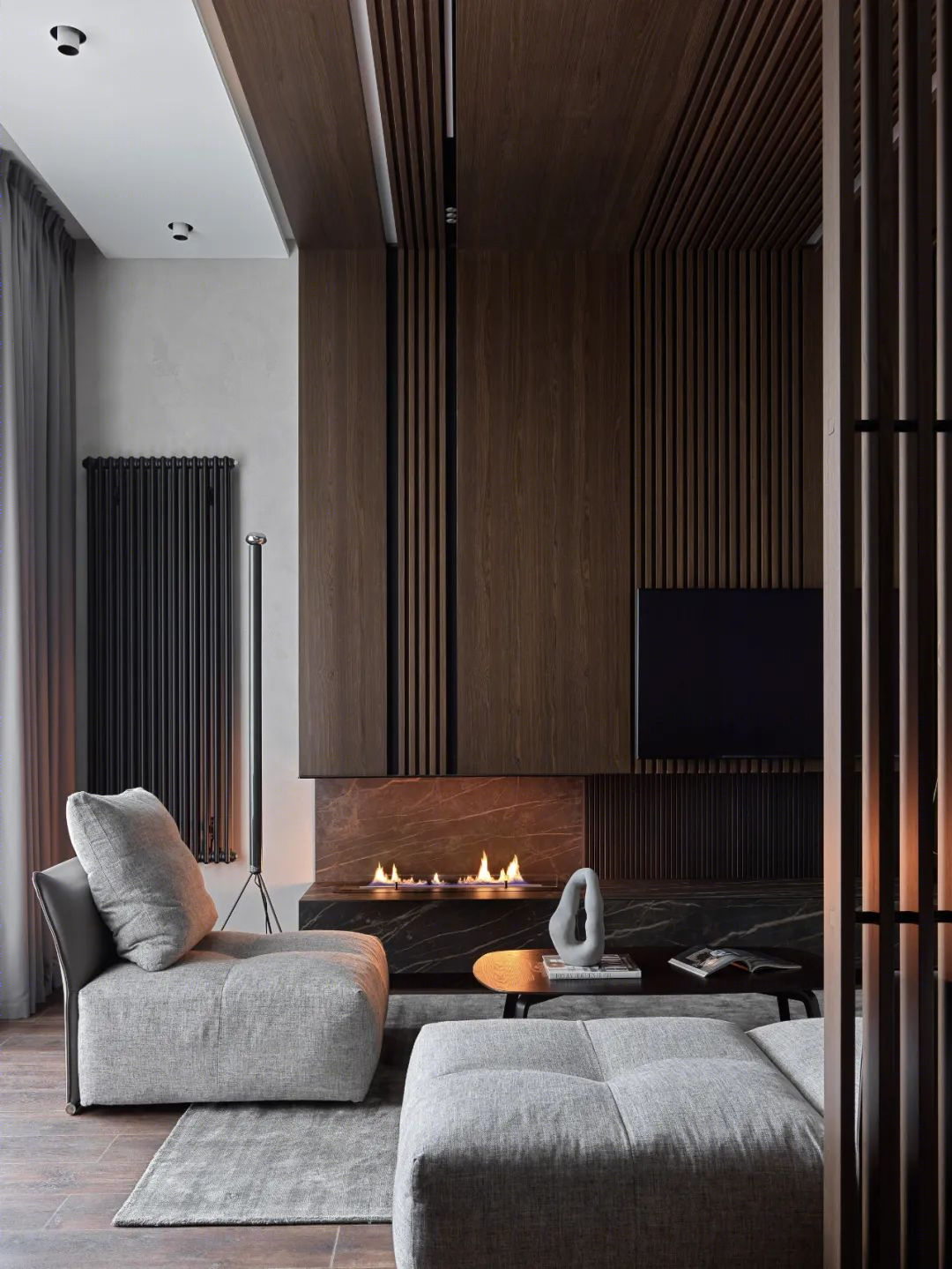 DE&DE 新作 | 95m²简约私宅，大理石与原木的和谐-47