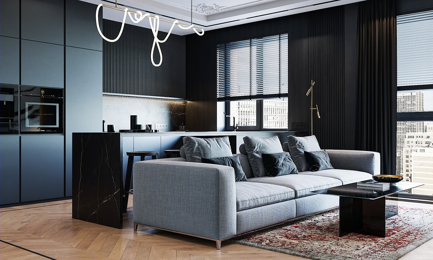 深色系的魅力，简欧效果展示-1