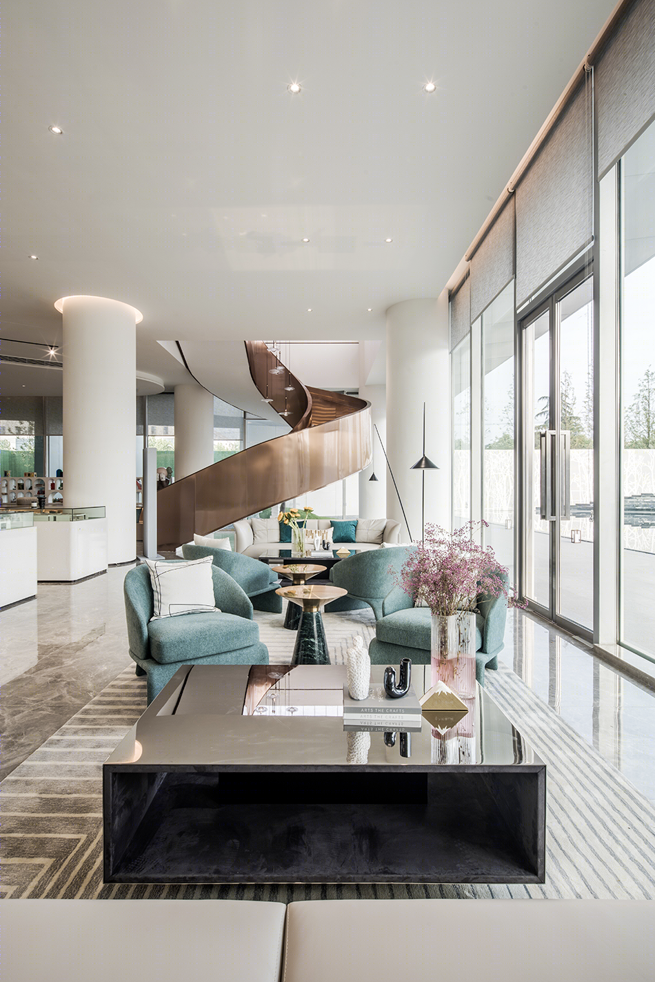 合肥万兴·湖山间售楼处 | 自然美学的人居空间-38