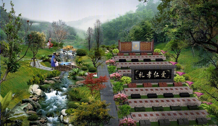 融合自然与传统的公墓设计典范——南京雨花台公墓-6
