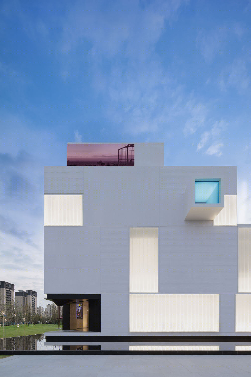 明谷设计空心正方形住宅-20