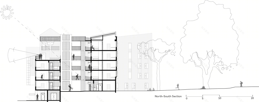 融合校园环境的 Barnato Hall Addition Phase 1 设计-24