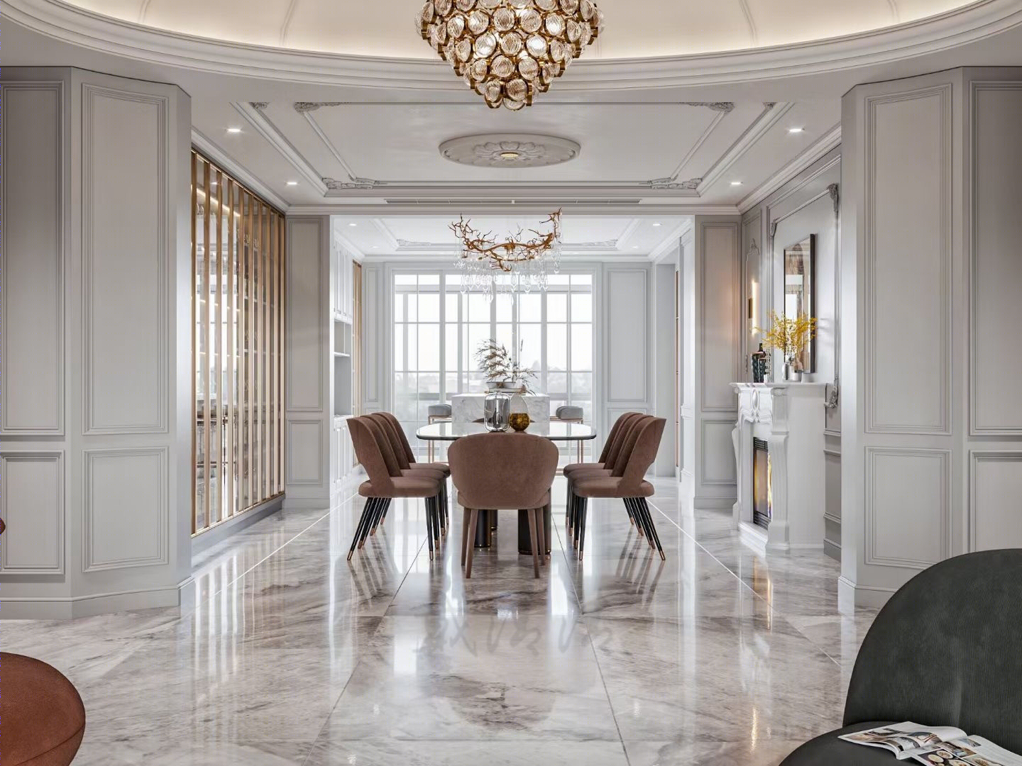 法式轻奢家居风格设计-8