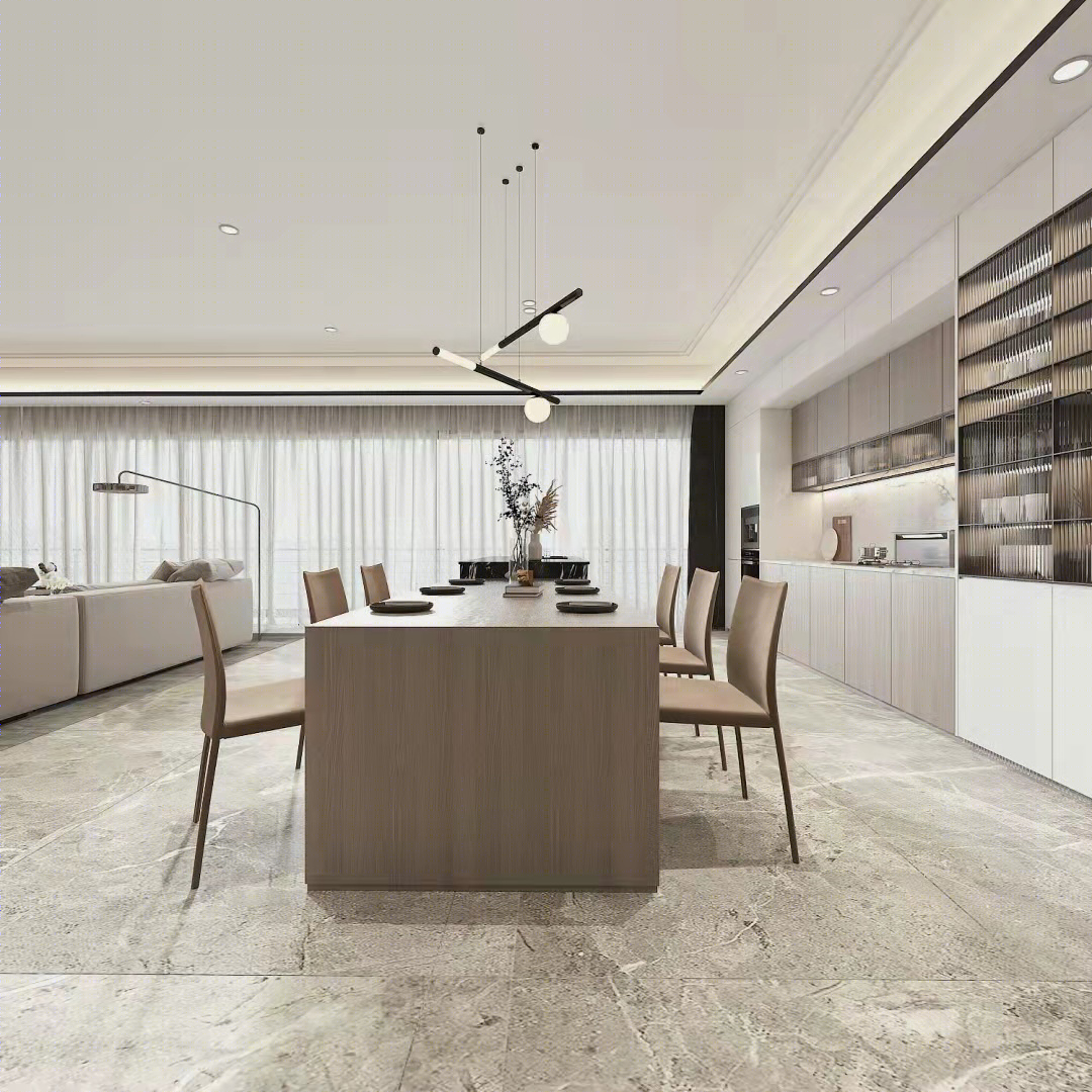 打造280㎡现代轻奢大平层，极致高级灰-8