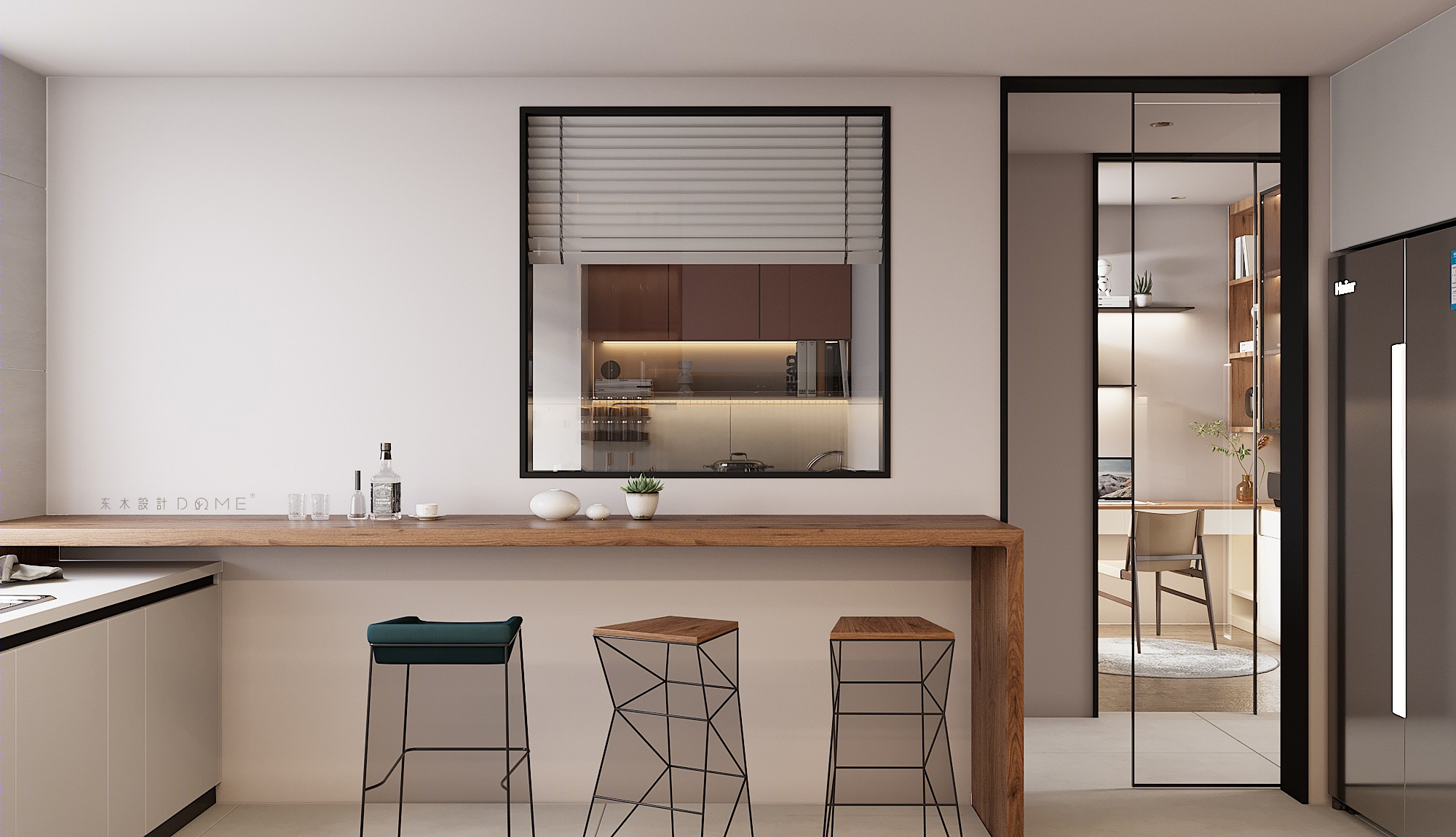 TOMO東木筑造丨平层丨东木设计 丨 城市揉进雨里，凉意生在初秋。-8