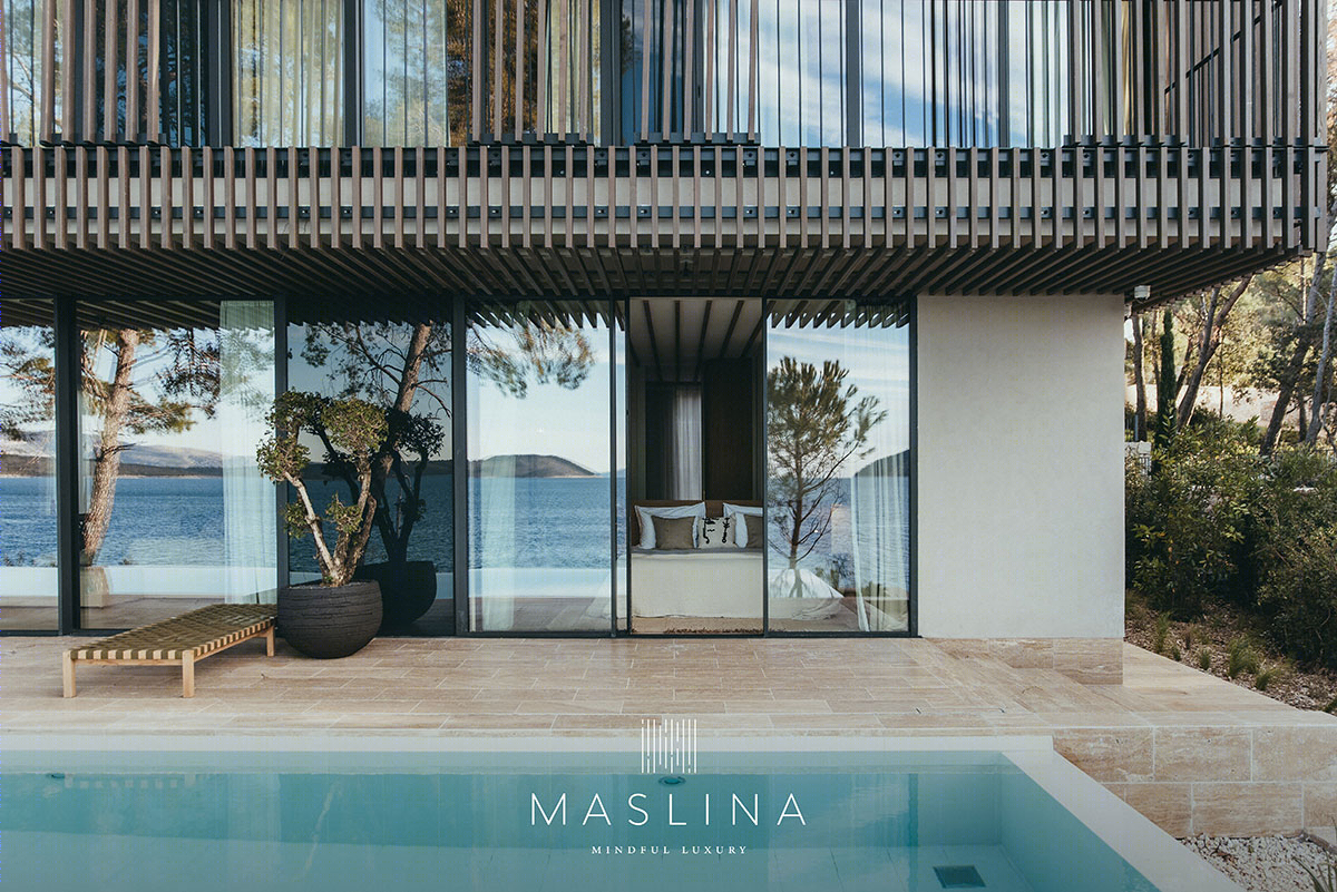 克罗地亚马斯利娜度假别墅丨Léonie Alma Mason-35