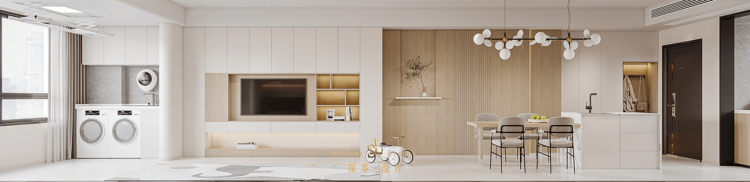 合肥 137㎡亲子互动宅丨中国合肥丨深零设计-12