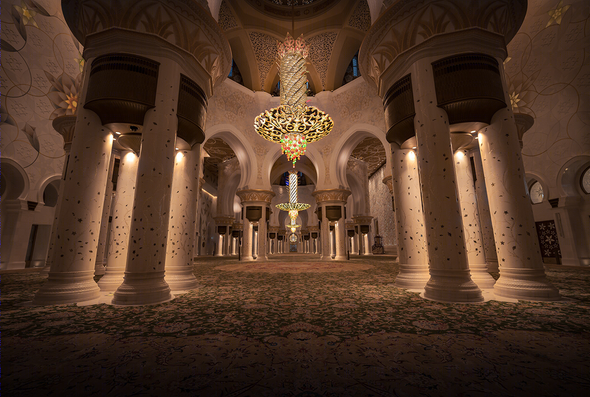 迪拜谢赫扎耶德大清真寺设计丨阿联酋迪拜-12