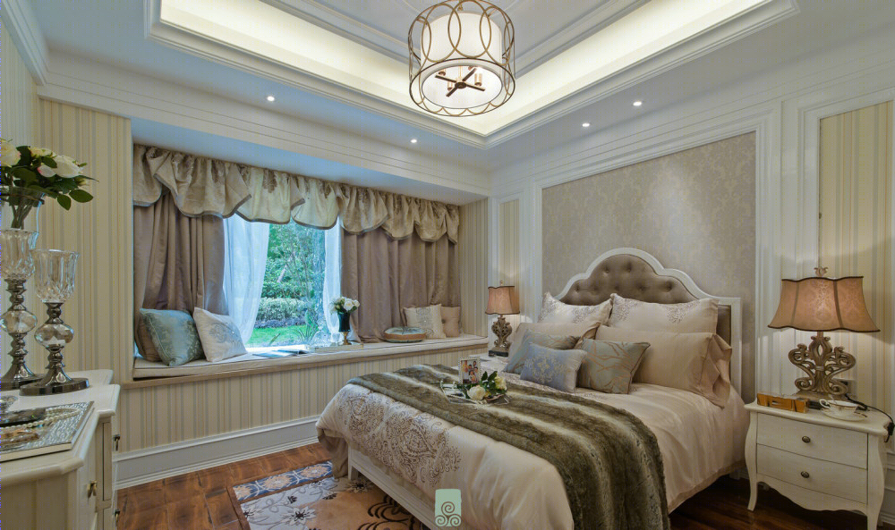 北大资源公园 1898 法式样板间 | 浪漫与优雅的完美融合-3