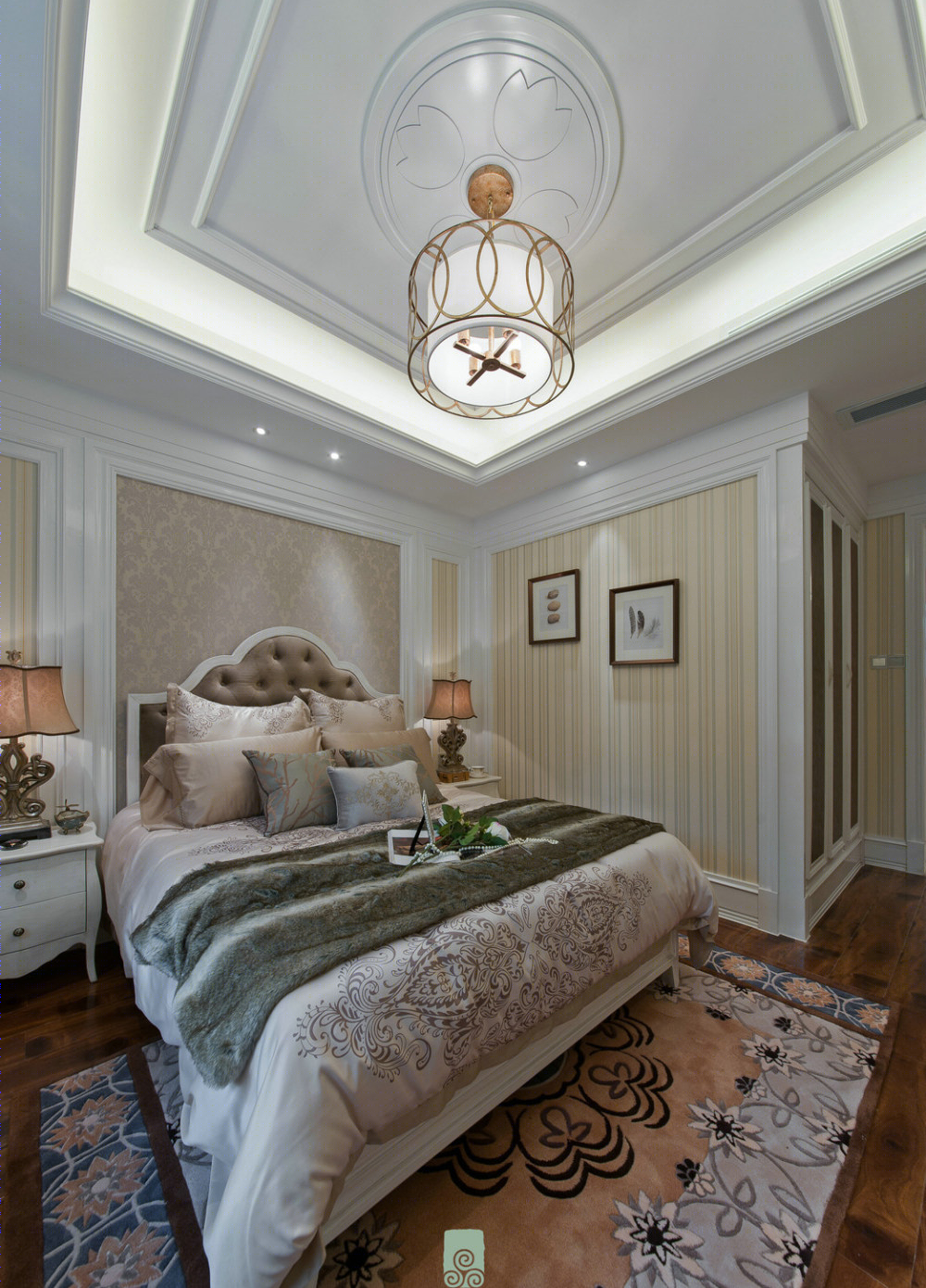 北大资源公园 1898 法式样板间 | 浪漫与优雅的完美融合-4