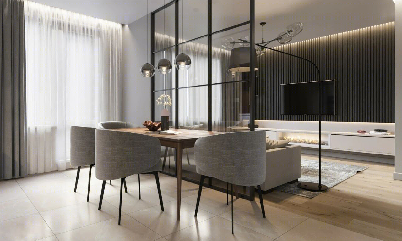 85㎡现代简约公寓设计丨LESH Studio-0